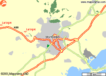 Plan de Montpellier